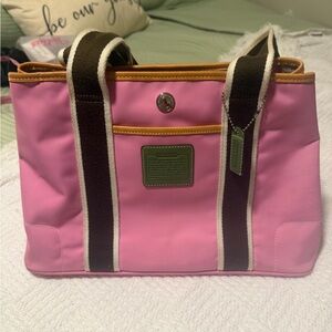 Coach Pink Tote Bag